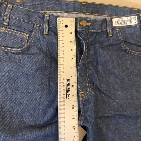 Aramark Men Durable Denim Straight Leg Jeans Size 36 x 34, Blue - Picture 5 of 10